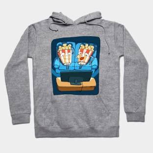 TV and Popcorn Hoodie